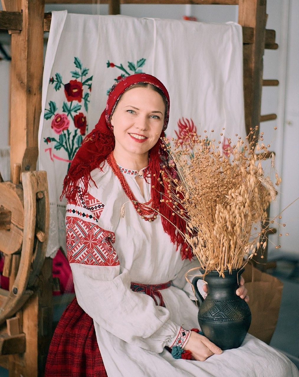 Women in Slavic costumes in Xuzhou