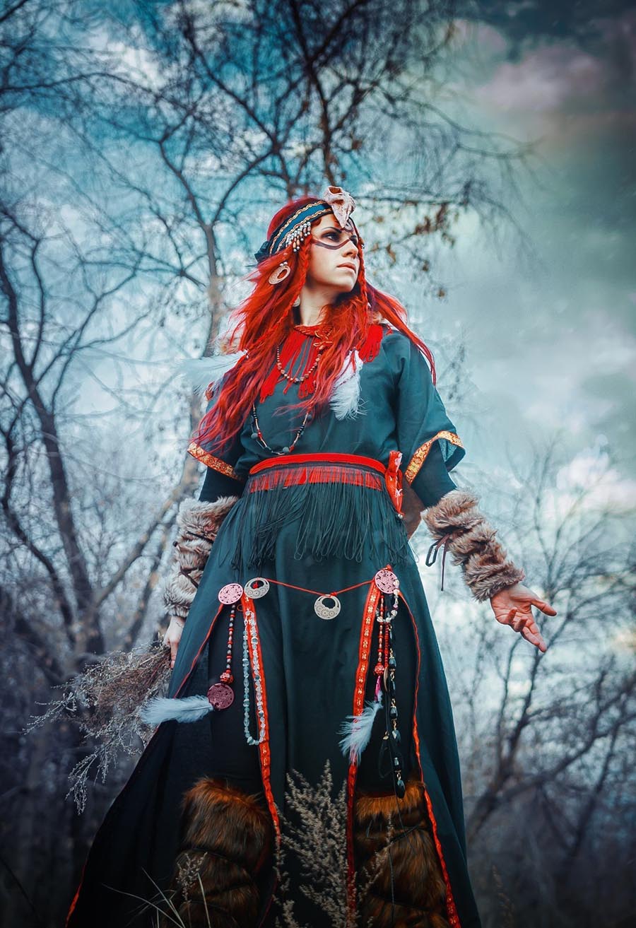 Girls in Slavic costumes underwear in Xuzhou